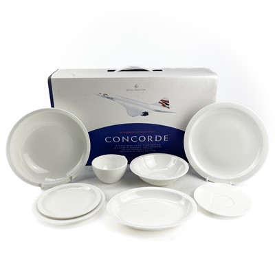 Lot 932 - A Royal Doulton porcelain ten piece dining set designed by Conran for British Airways Concorde