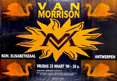 Lot 179 - VAN MORRISON. A framed concert poster.