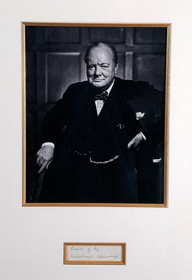 Lot 265 - Winston Churchill (1874 – 1965) Statesman &...