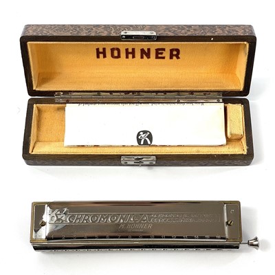Lot 141 - A vintage 'Hohner' 64 Chromonica Professional Model chromatic harmonica.