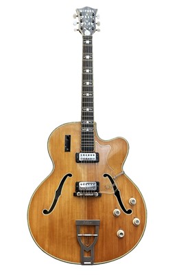 Lot 7 - A 1965 'Hofner' Committee E2 hollow body archtop electric guitar.