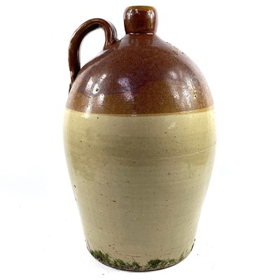 Lot 165 - A large saltglaze stoneware flagon.