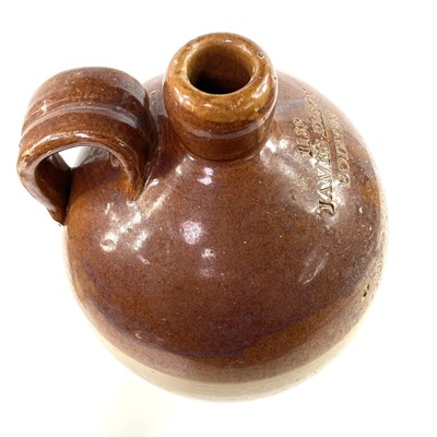 Lot 165 - A large saltglaze stoneware flagon.