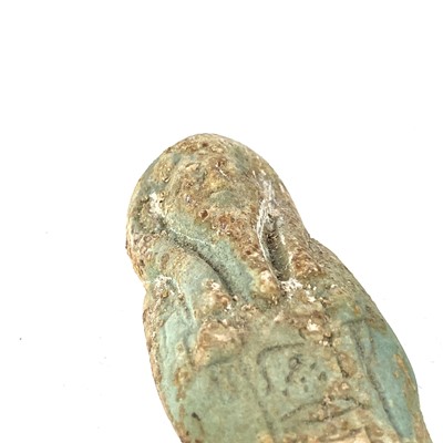 Lot 39 - An ancient Egyptian pottery shabti possibly...
