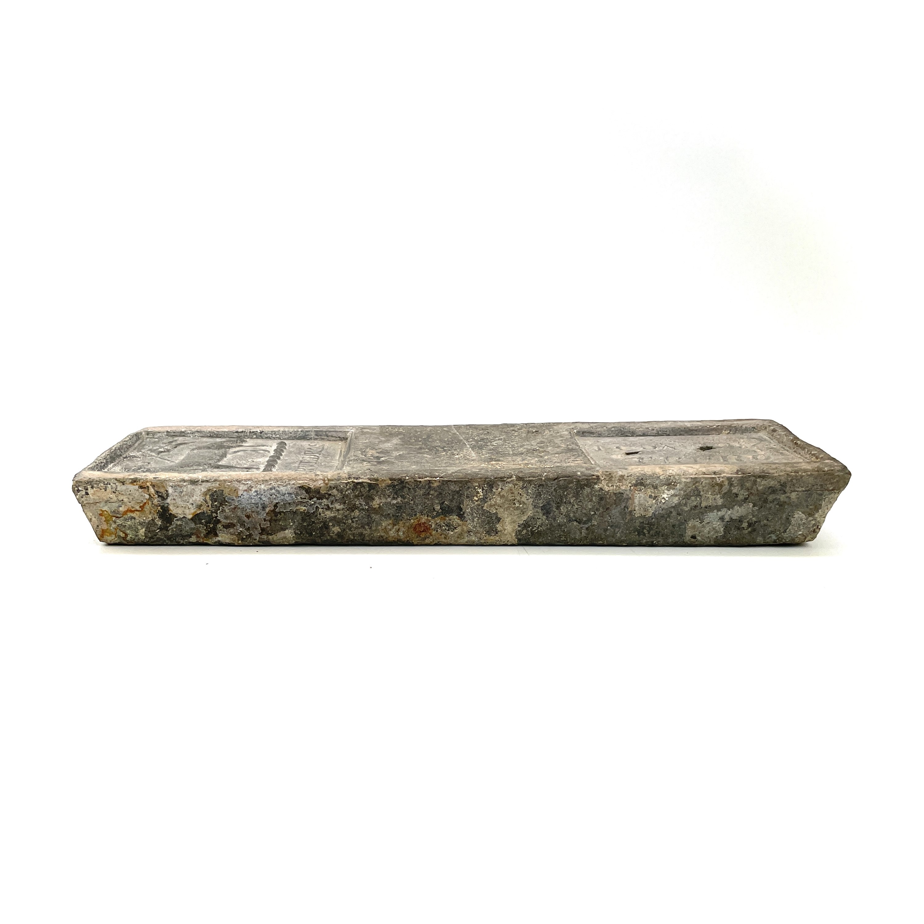 Lot 86 A 28lb Cornish tin ingot from Carvedras