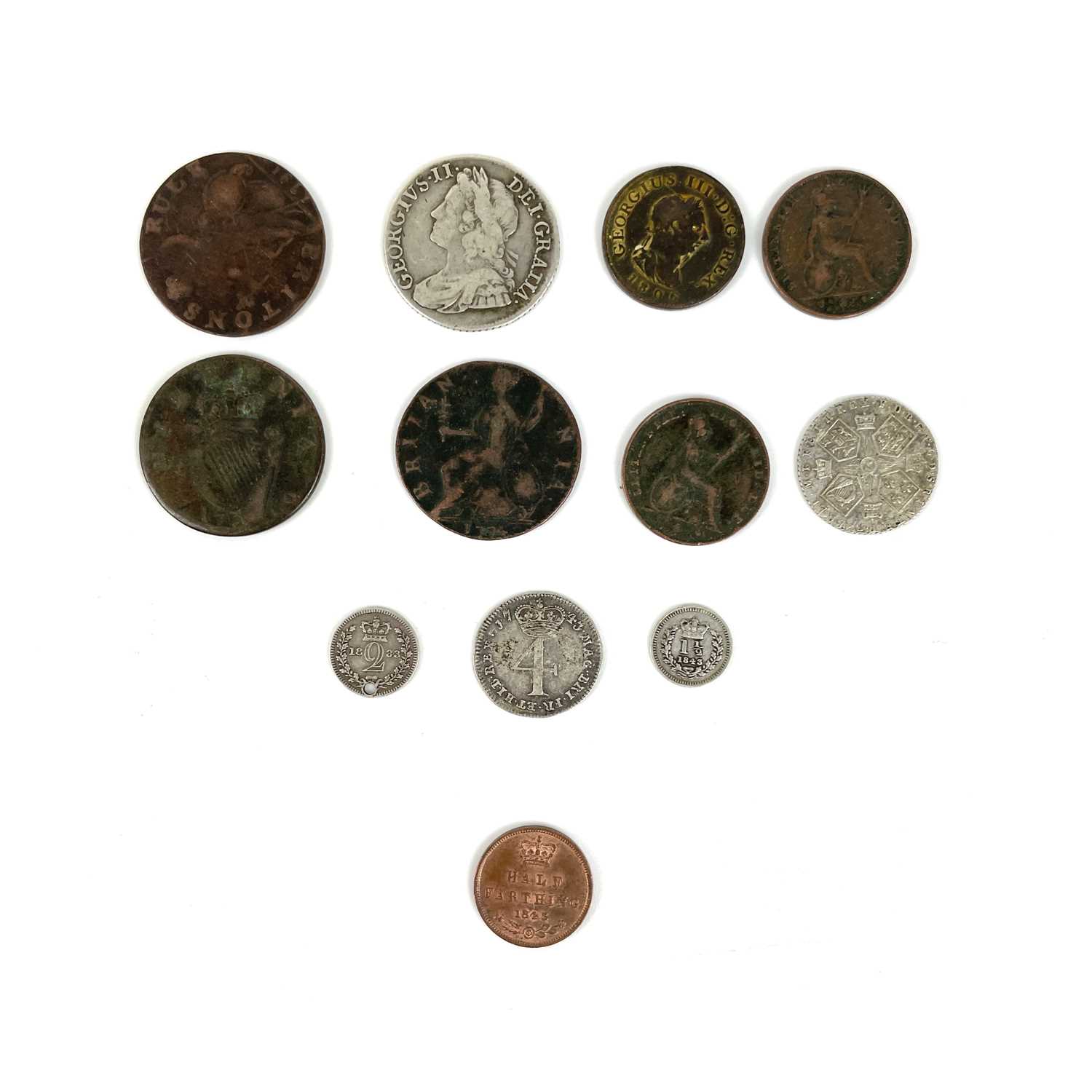 Lot 246 - British 18th &19th Century Silver and Copper Coinage.