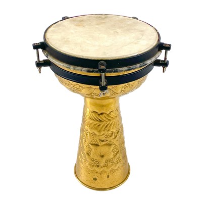 Lot 260 - A Turkish Darbukah drum.