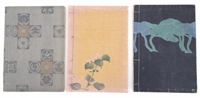 Lot 164 - Three Japanese books, early 20th century.