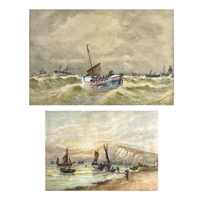 Lot 1437 - John Francis BRANEGAN (1843-1909) Lifeboat...