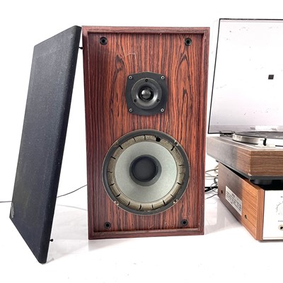 Lot 199 - A Turntable, amplifier and Speakers.