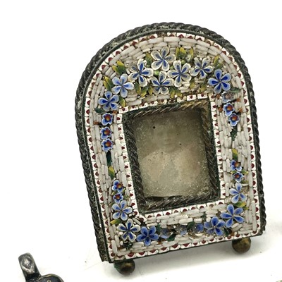 Lot 244 - A Russian silver and enamel cross, probably...