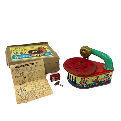 Lot 742 - Pixie Phone Gama 54 Children's Record Player With Records.