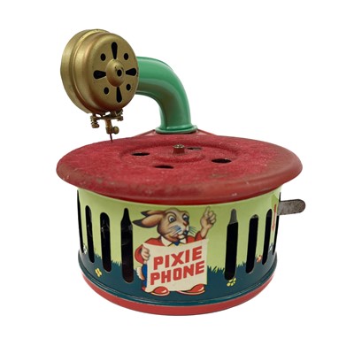 Lot 742 - Pixie Phone Gama 54 Children's Record Player With Records.