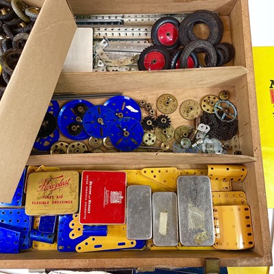 Lot 748 - Meccano in wooden box