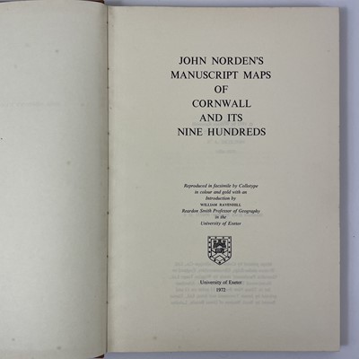 Lot 51 - JOHN NORDEN. 'John Norden's Manuscript Maps of Cornwall and its Nine Hundreds'.