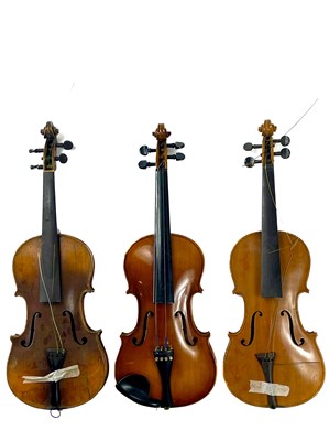 Lot 206 - A 'Hsinghai' Antonio Stradivarius reproduction violin with case and bow.