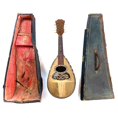 Lot 213 - An early 20th century Neapolitan mandolin