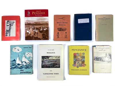 Lot 46 - Nine books on Penzance.