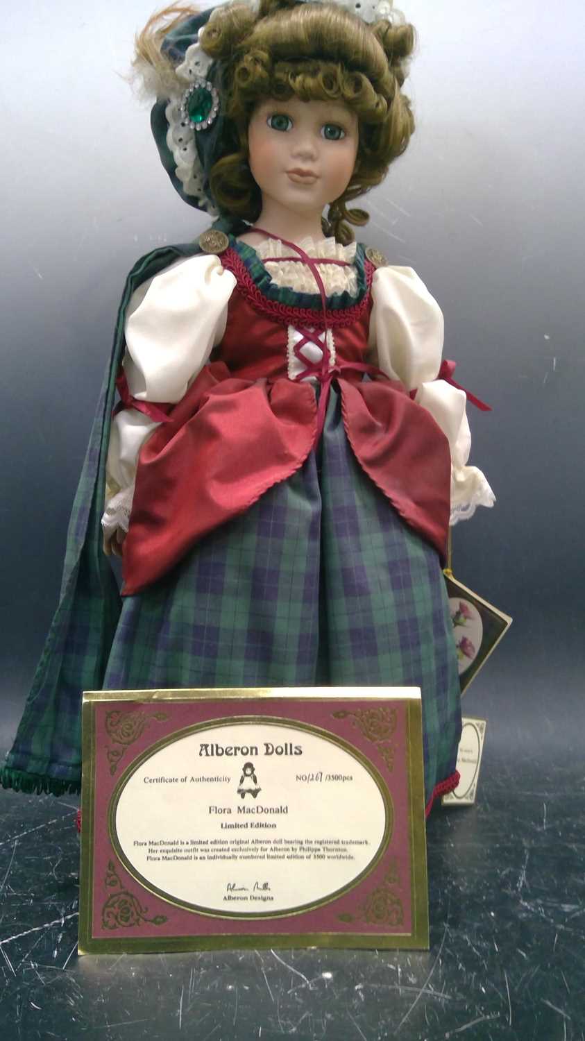 Lot 70 A collectors edition Alberon Doll depicting