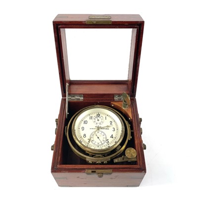 Lot 1706 - A Russian two-day marine chronometer signed MU Kupoba 18192.