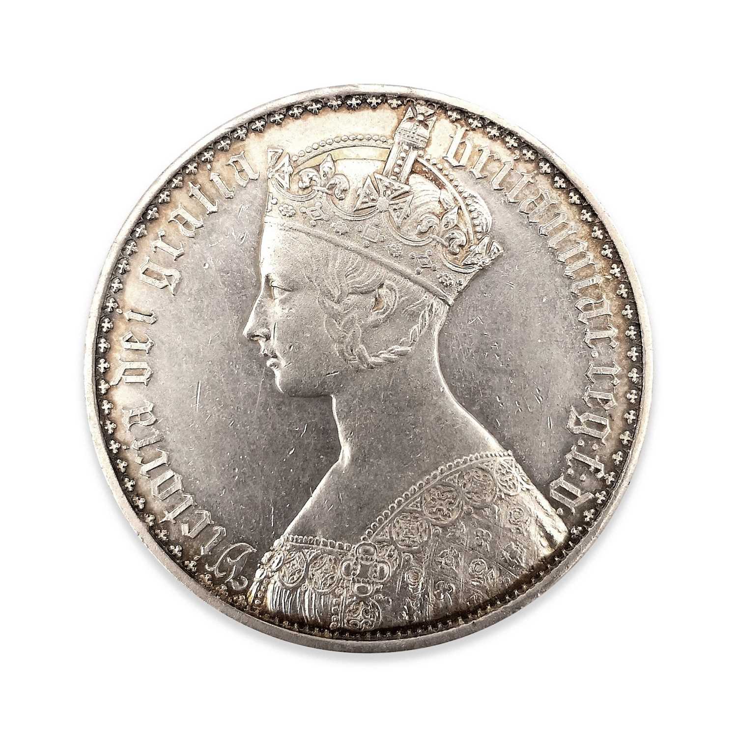 Lot 188 - Great Britain Silver Gothic Crown Queen Victoria.