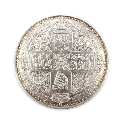 Lot 188 - Great Britain Silver Gothic Crown Queen Victoria.