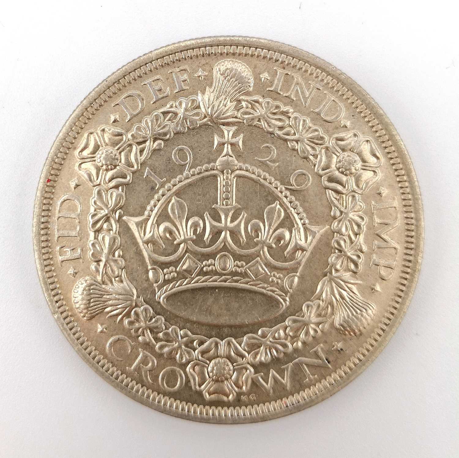 Lot 202 - Great Britain Silver King George V Wreath Crown.