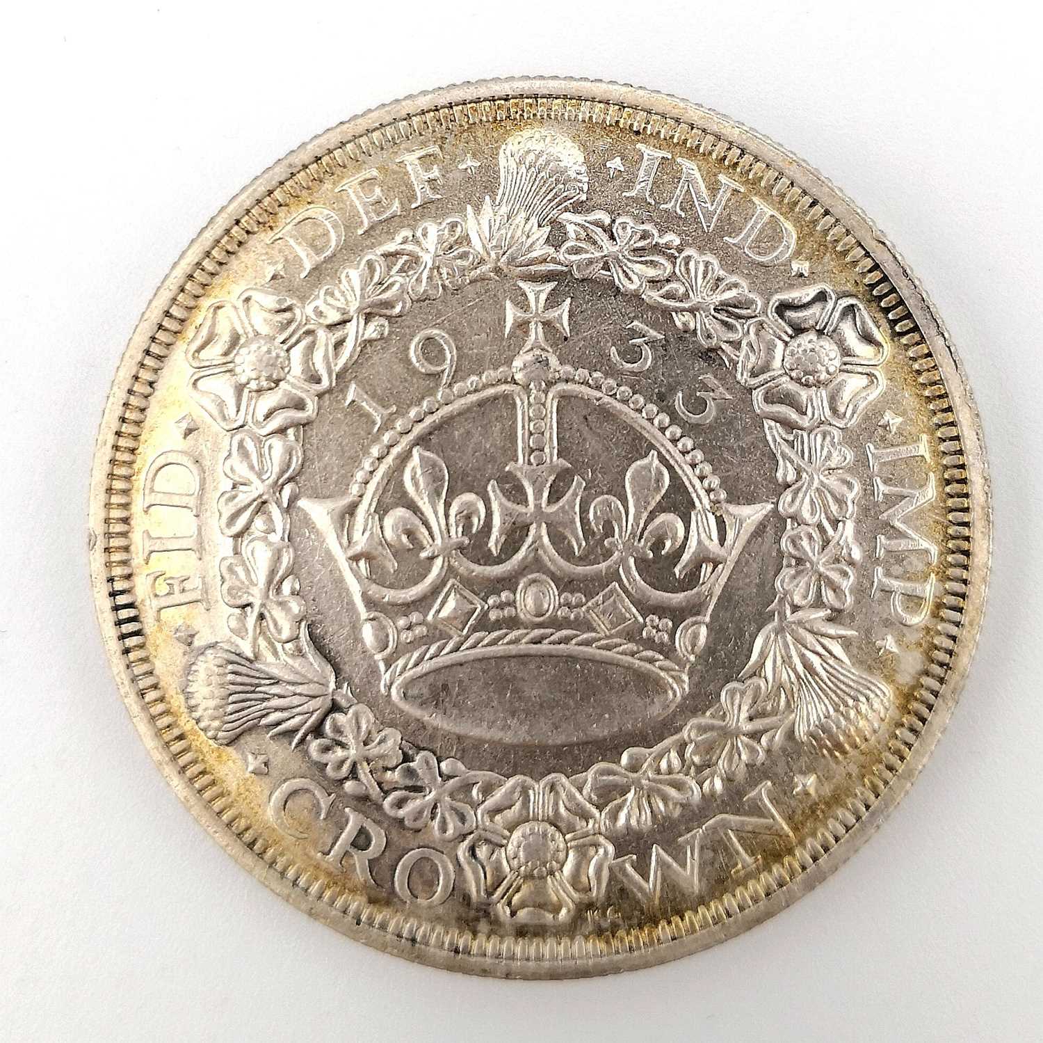 Lot 206 - Great Britain Silver King George V Wreath Crown