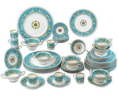 Lot 921 - A Wedgwood 'Florentine' dinner and coffee service.