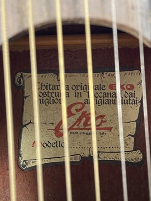 Lot 345 - A 1970s/80s Eko E20 acoustic guitar.