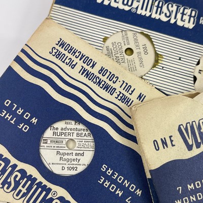 Lot 944 - Victorian Scrap Album, Stamp Album & View Master with Slides.