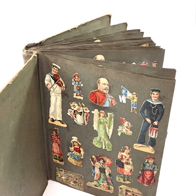 Lot 944 - Victorian Scrap Album, Stamp Album & View Master with Slides.