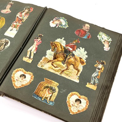 Lot 944 - Victorian Scrap Album, Stamp Album & View Master with Slides.
