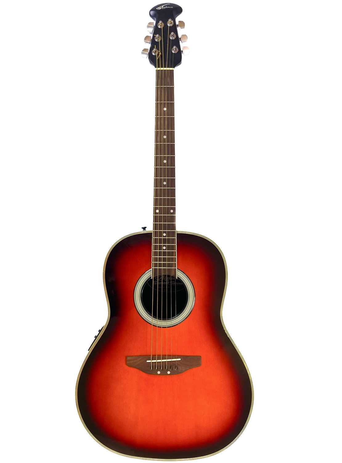 Lot 251 - An Applause, by Ovation, AE 21 bowl back electro acoustic guitar.