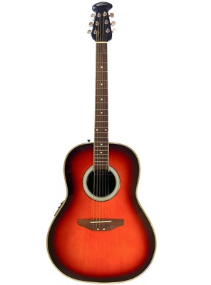 Lot 251 - An Applause, by Ovation, AE 21 bowl back electro acoustic guitar.