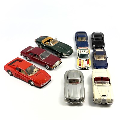 Lot 753 - Die Cast Cars Burago etc 1:18 & 1:24 Scale Plus Large Quantity Smaller Diecast Vehicles.