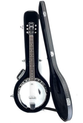 Lot 244 - A Fender Rustler six string banjo.