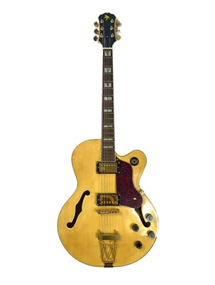 Lot 248 - A Skylark semi hollow body electric guitar.