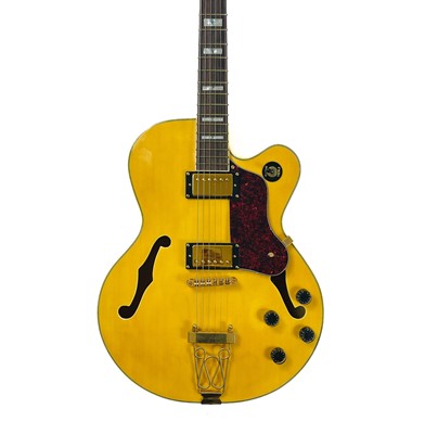 Lot 248 - A Skylark semi hollow body electric guitar.