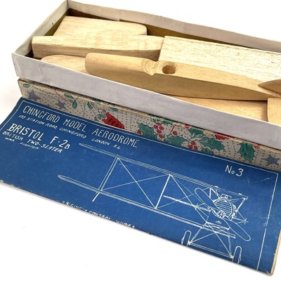Lot 759 - Second World War & Later Wooden Aircraft Toys.