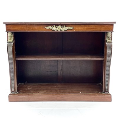 Lot 1915 - A Regency style mahogany open bookcase, 20th...