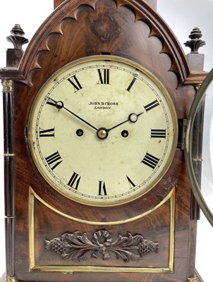 Lot 1725 - A Regency mahogany bracket clock, by John Cross, London.