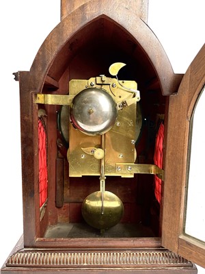 Lot 1725 - A Regency mahogany bracket clock, by John Cross, London.