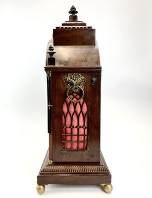 Lot 1725 - A Regency mahogany bracket clock, by John Cross, London.