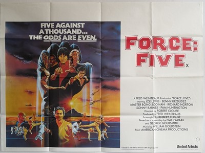 Lot 960 - Cinema Posters - 6x 1980s Posters 75 x 100 cms.