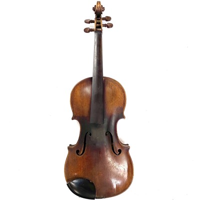 Lot 287 - A stamped 'Duke' of London violin