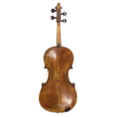 Lot 287 - A stamped 'Duke' of London violin