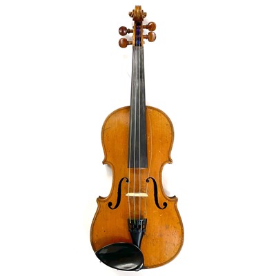 Lot 289 - A late 19th / early 20th century violin