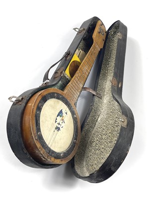 Lot 290 - Two mandolins and a 'Polly' ukelele