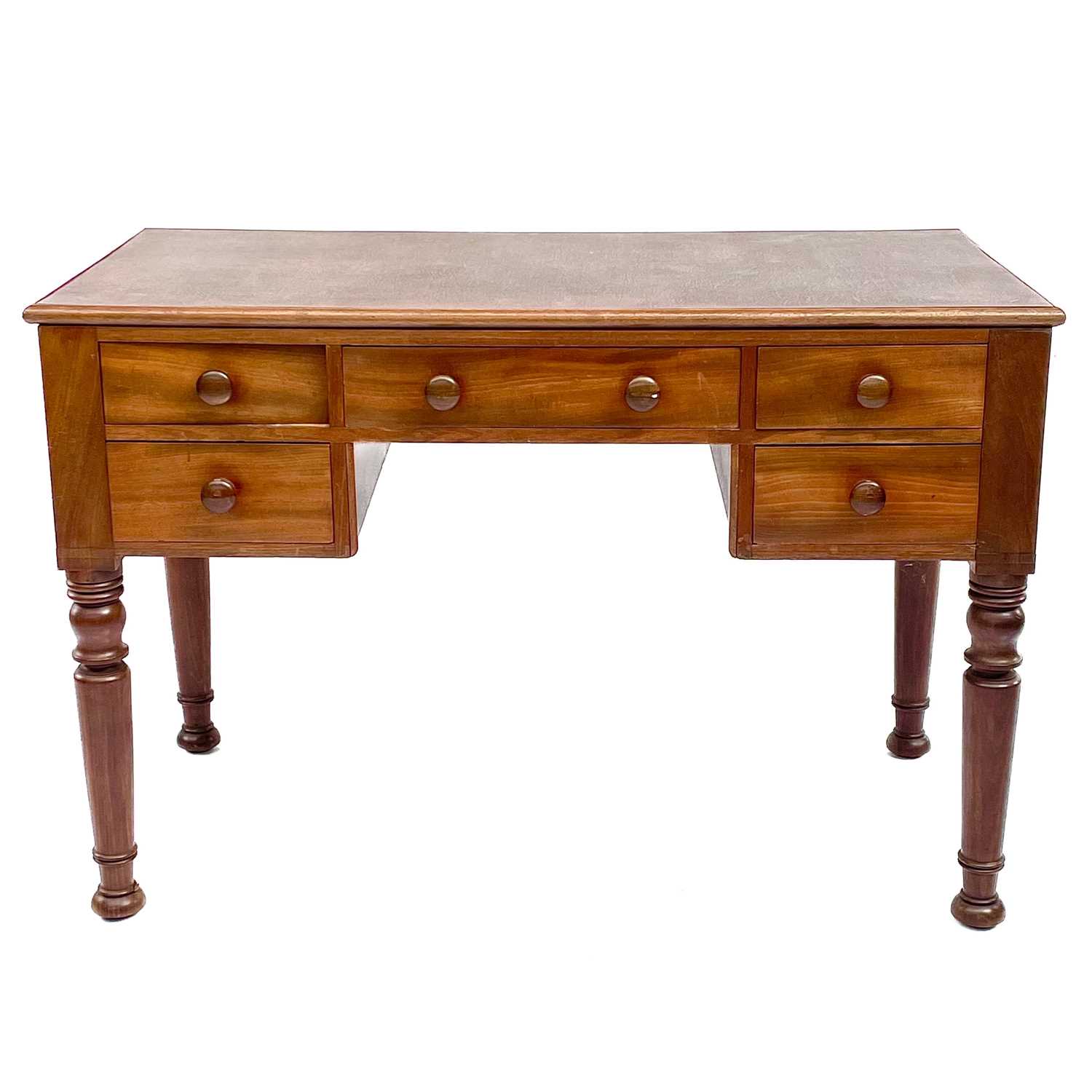 Lot 1931 - A Victorian mahogany desk/side table, with...